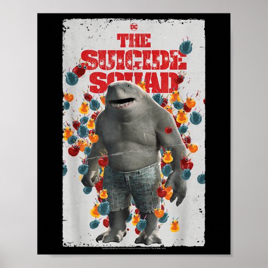 Das SuizidSquad King Shark Poster (Vorne)