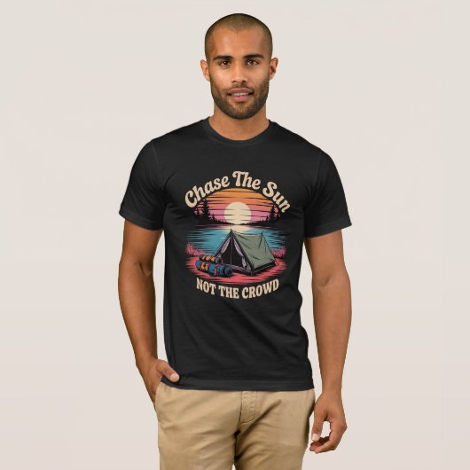 Das Sun Adventure-Camping-Shirt T-Shirt (Vorne ganz)