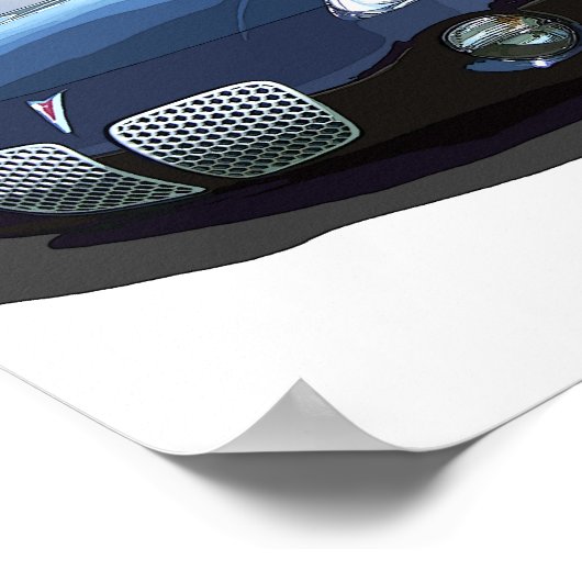 Das Sun Car Poster (Ecke)