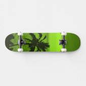 Das Sun Green Tropics Palm Beach Skateboard (Horizontal)