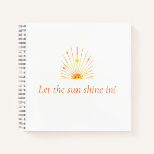Das Sun Shine Notebook lassen Notizblock
