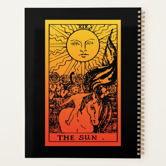 Das Sun-Tarot strahlt Planer (Rückseite)