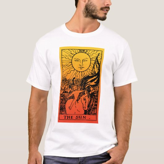 Das Sun-Tarot strahlt T-Shirt (Vorderseite)