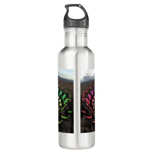 Das Sunset Ritual Edelstahlflasche (Rückseite)