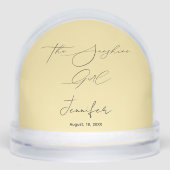 Das Sunshine Girl Brautparty Foto Schneekugeln (Vorderseite)