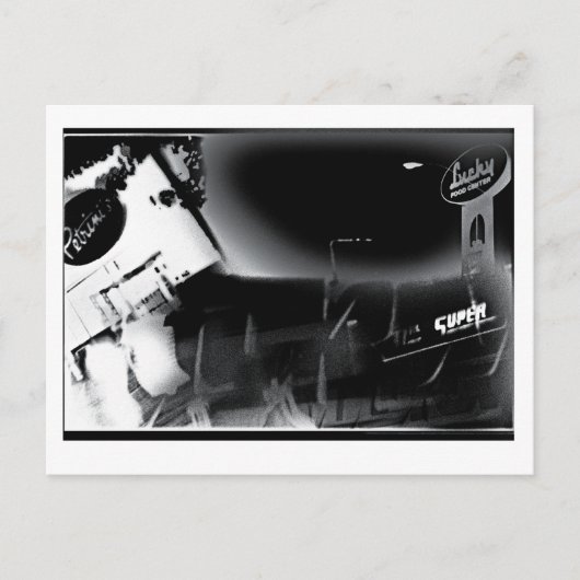 Das Super: 20. Jahrhundert veraltet Postkarte (Vorderseite)