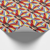 Das Super Kid Comic Buch für Jungen Geschenkpapier (Ecke)