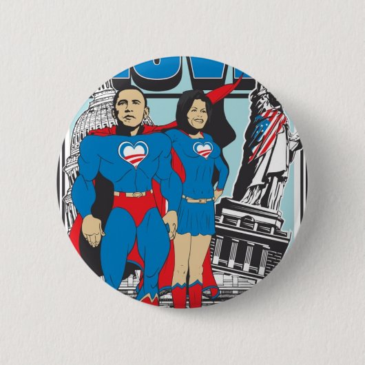 Das SuperObamas Button (Vorderseite)