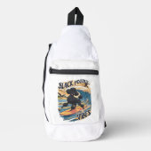 Das Surfpoodle Crossbody Bag (Vorderseite)