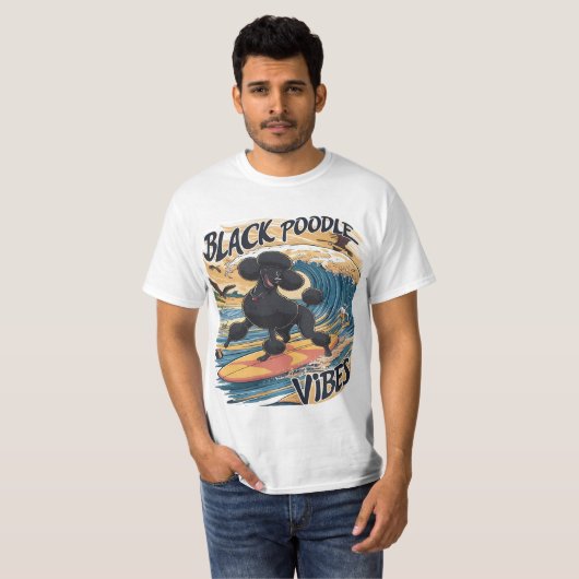 Das Surfpoodle T-Shirt (Vorne ganz)