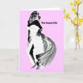 Das süße Leben Karte (Gelbe Blume)