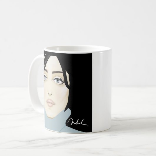 Das süße Mädchen Kaffeetasse (Vorderseite Links)