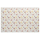 Das süße Muster mit verschiedenen Desserts. Stoff (Fat Quarter (45,7 x 55,9 cm))
