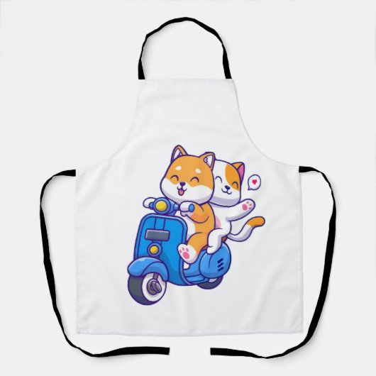 Das süße Shiba-Paar Schürze (Vorderseite)