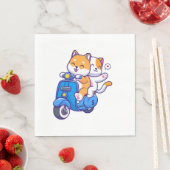 Das süße Shiba-Paar Serviette (Beispiel)
