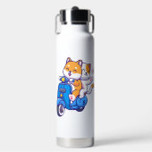 Das süße Shiba-Paar Trinkflasche (Vorderseite)