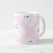 Das süßeste Gespenster-Muster  Jumbo-Tasse (Vorderseite Rechts)