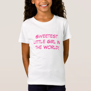 Das süßeste kleine Mädchen im Shirt der Welt