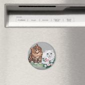 Das süßeste Paar, Louis Wain Magnet (In Situ (Geschirrspüler))