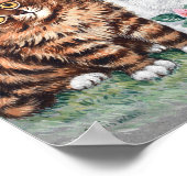 Das süßeste Paar, Louis Wain Poster (Ecke)