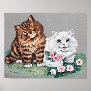 Das süßeste Paar, Louis Wain Poster