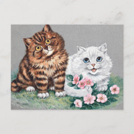 Das süßeste Paar, Louis Wain Postkarte