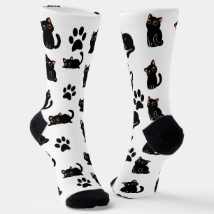 Das süßeste schwarze Katzensocken-Geschenk für Kat Socken