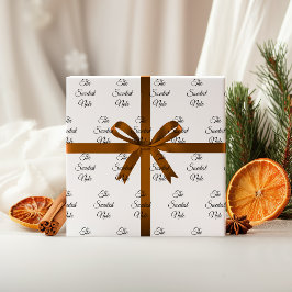 Das süßeste Weihnachtswackelpapier für das Weihnac Geschenkpapier