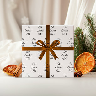 Das süßeste Weihnachtswackelpapier für das Weihnac Geschenkpapier