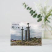 Das Sverd I Fjell Monument Norwegen Postkarte (Stehend Vorderseite)