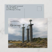 Das Sverd I Fjell Monument Norwegen Postkarte (Vorne/Hinten)