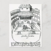 Das Swan Theater, Southwark Postkarte (Vorderseite)