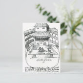 Das Swan Theater, Southwark Postkarte (Stehend Vorderseite)