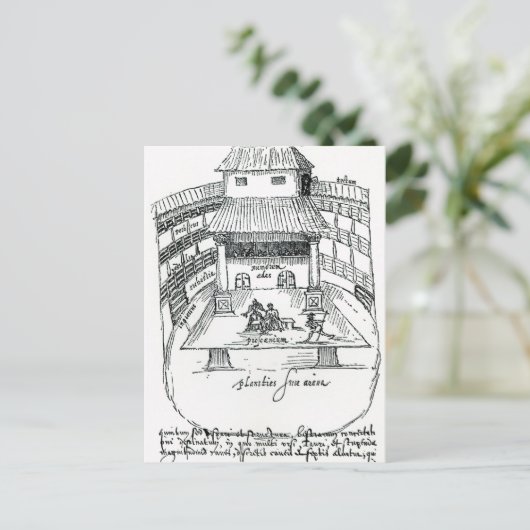 Das Swan Theater, Southwark Postkarte (Stehend Vorderseite)