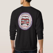 Das Sweatshirt Corvanatics Männer in den Farben (Rückseite)