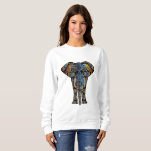 Das Sweatshirt der aztekischen Elefant-Frauen