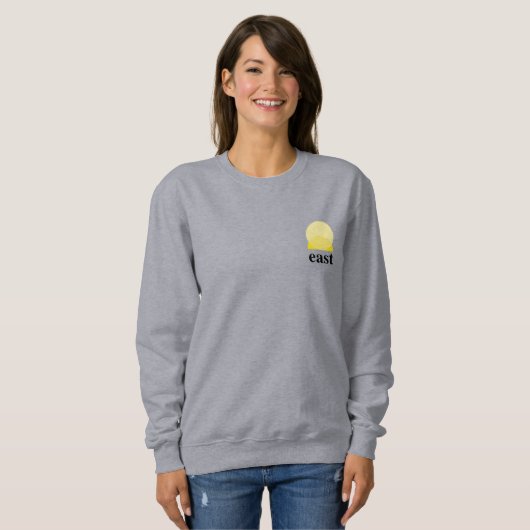 Das Sweatshirt der Frauen in Grau (Vorne ganz)