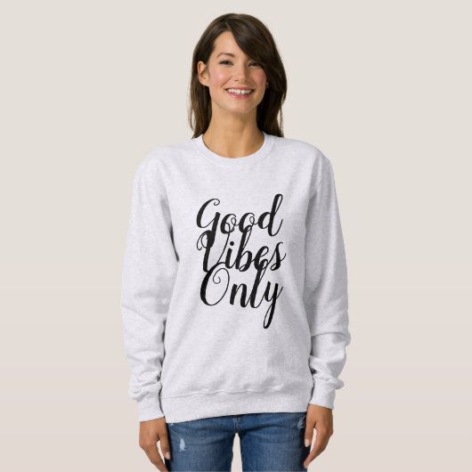 Das Sweatshirt der grundlegenden Frauen - nur gute (Vorne ganz)
