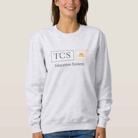 Das Sweatshirt der TCS-Bildungs-Systems-Frauen (Vorderseite)