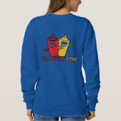 Das Sweatshirt der Ziegenhalterung (Rückseite)