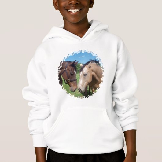 Das Sweatshirt des PferdeRomance Kindes (Vorderseite)