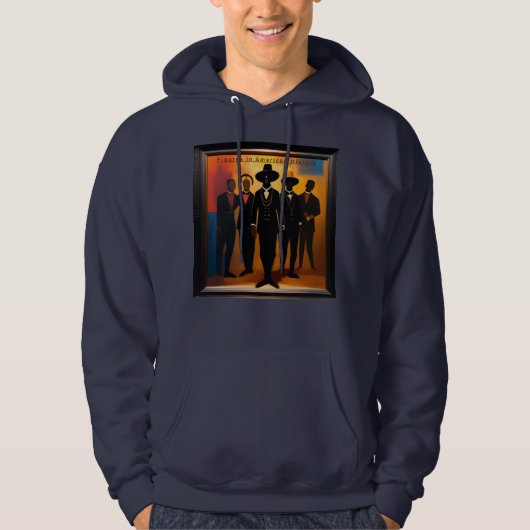 Das Sweatshirt "Figures in American History" (Vorderseite)