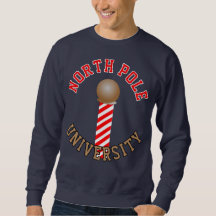 Das Sweatshirt für das Logo der Universität Nordpo