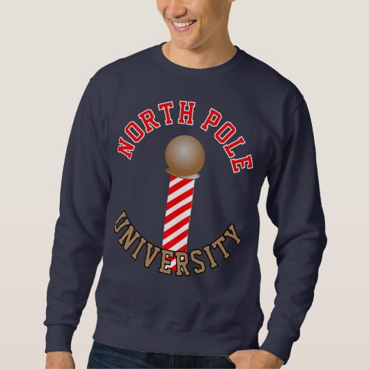 Das Sweatshirt für das Logo der Universität Nordpo (Vorderseite)