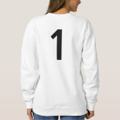 Das Sweatshirt für Frauen - "Work Hard Dream Big" (Rückseite)