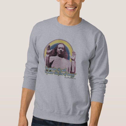 Das Sweatshirt PY02 Yogananda Männer (Vorderseite)