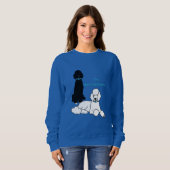 Das Sweatshirt Wonderpoodles Frauen (Vorne ganz)