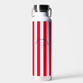 Das Swim Club Wappen Red Cabana Strip Trinkflasche (Vorne)