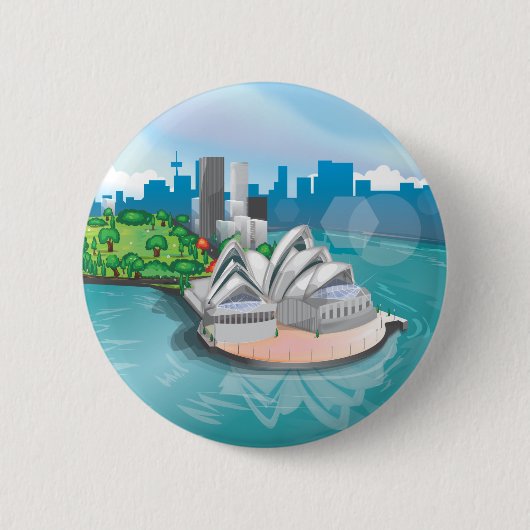Das Sydney Opera House Button (Vorderseite)