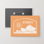 Das Sydney Opera House Button (Vorderseite/Rückseite)